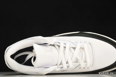 WHITE JORDAN FRAGMENT BLACK 3 AIR 0923